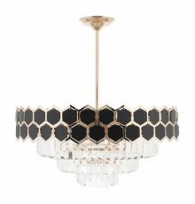 Люстра на штанге Arte Milano Sorrento 375009/6+3/300/590 GD