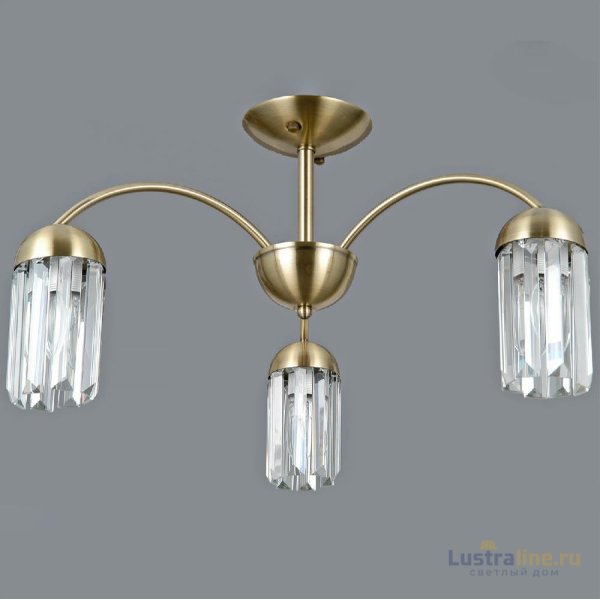 Люстра на штанге Illumico IL0599-3CSQ-24 AB LYRA