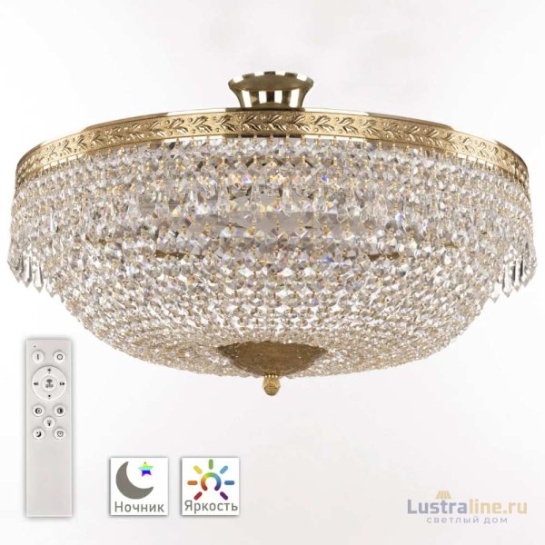 Потолочная люстра Bohemia Ivele Crystal 19011/55IV/LED-DIM G