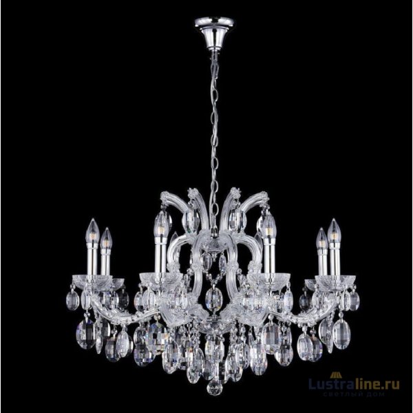 Подвесная люстра Crystal Lux Hollywood SP8 Chrome Подвесная люстра Crystal Lux Hollywood SP8 Chrome