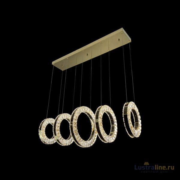 Подвесная люстра iLedex Crystal ice 4460-5 72W TGD