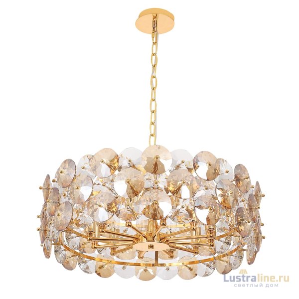 Подвесная люстра Crystal Lux CRYSTAL SP12 GOLD