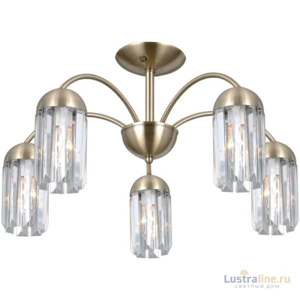 Люстра на штанге Illumico IL0599-5CSQ-24 AB LYRA