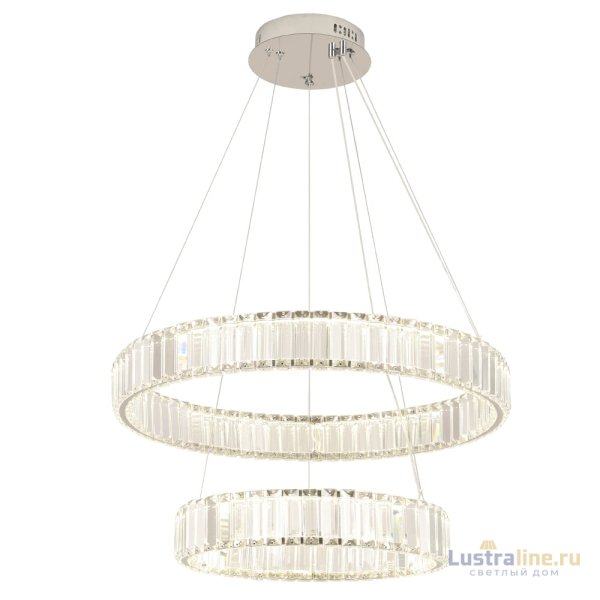 Подвесная люстра Crystal Lux MUSIKA SP100W LED CHROME Подвесная люстра Crystal Lux MUSIKA SP100W LED CHROME
