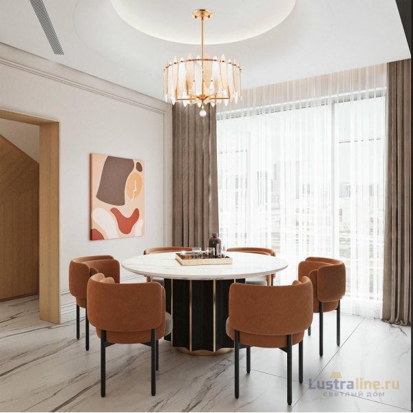 Люстра на штанге Arte Milano Sorrento 373309/6/350/470 GD Люстра на штанге Arte Milano Sorrento 373309/6/350/470 GD