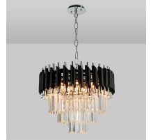 Подвесная люстра Natali Kovaltseva DARIAN 76017/5C CHROME BLACK