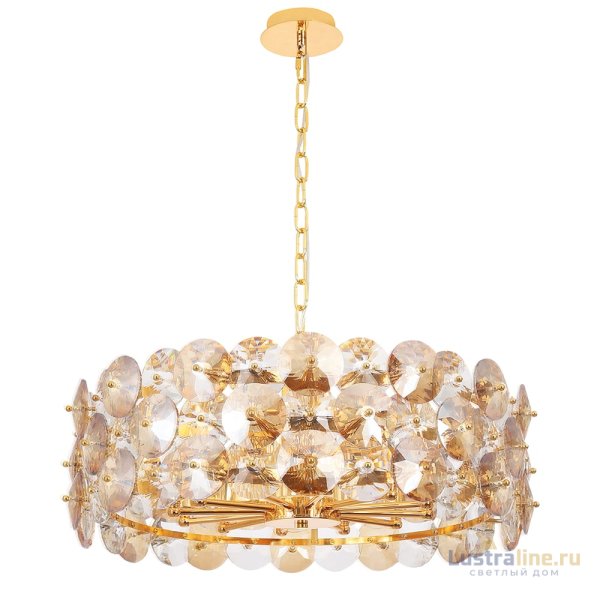 Подвесная люстра Crystal Lux CRYSTAL SP12 GOLD