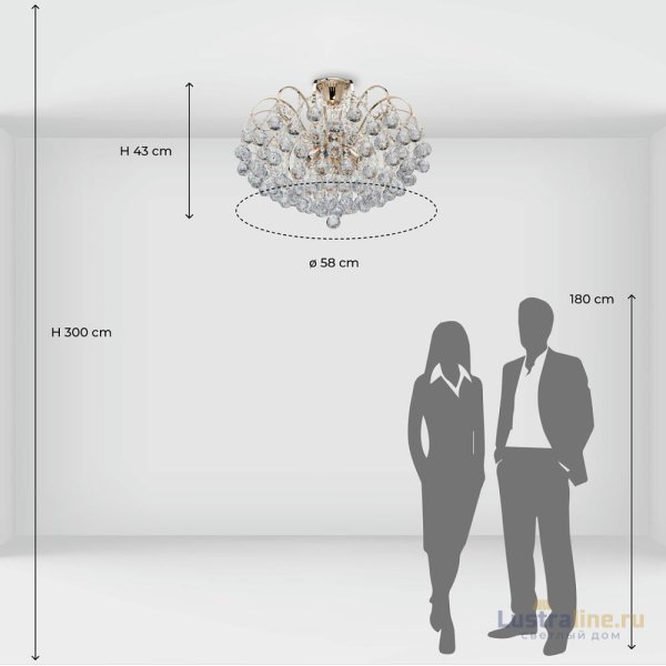Потолочная люстра MW-Light Жемчуг 9 232016708 Потолочная люстра MW-Light Жемчуг 9 232016708