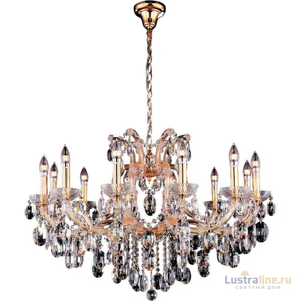 Подвесная люстра Crystal Lux Hollywood SP12 Gold