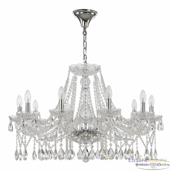 Подвесная люстра Bohemia Ivele Crystal 1413/10/300 Ni