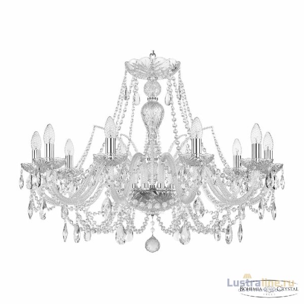 Подвесная люстра Bohemia Ivele Crystal 105/10/300 Ni Подвесная люстра Bohemia Ivele Crystal 105/10/300 Ni
