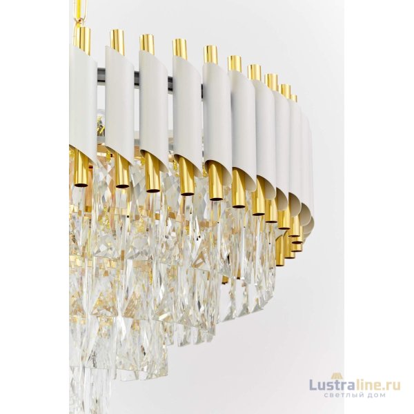Подвесная люстра Lumina Deco Funneli LDP 6003-500 WT+F.GD