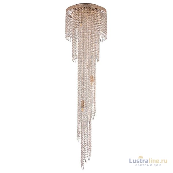 Каскадная люстра Arti Lampadari Santa E 1.8.60.600 G Каскадная люстра Arti Lampadari Santa E 1.8.60.600 G