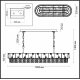 Подвесная люстра Odeon Light Chessi 5076/10