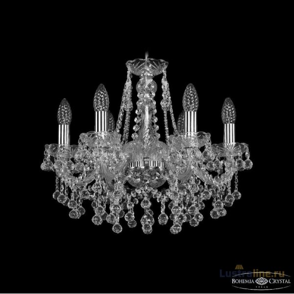 Подвесная люстра Bohemia Ivele Crystal 1409/6/160 Ni