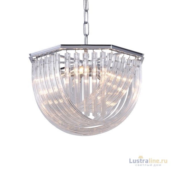 Подвесная люстра Delight Collection Murano Glass KR0116P-5R/A chrome