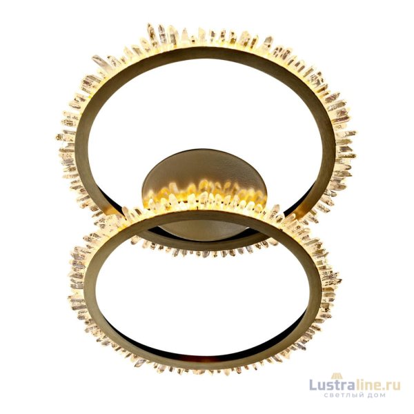 Потолочная люстра Delight Collection Quartz Halo MX20020154-2A satin gold Потолочная люстра Delight Collection Quartz Halo MX20020154-2A satin gold