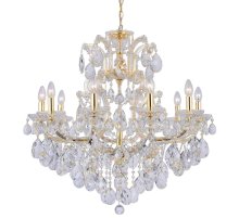Подвесная люстра Crystal Lux Isabel SP11 Gold/Transparent