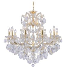 Подвесная люстра Crystal Lux Isabel SP11 Gold/Transparent