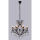 Подвесная люстра Crystal Lux Magnifico SP13 Black/Transparent