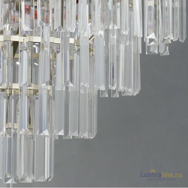 Подвесная люстра Illumico IL3575-8+4PSQ-24 GD LYRA Подвесная люстра Illumico IL3575-8+4PSQ-24 GD LYRA