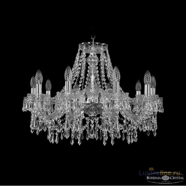 Подвесная люстра Bohemia Ivele Crystal 1403/10/240 Ni