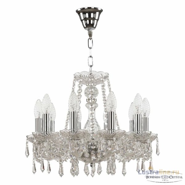 Подвесная люстра Bohemia Ivele Crystal 104/10/141 Ni Подвесная люстра Bohemia Ivele Crystal 104/10/141 Ni
