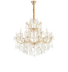 Подвесная люстра iLamp Diamond 6071-18 GD+CL