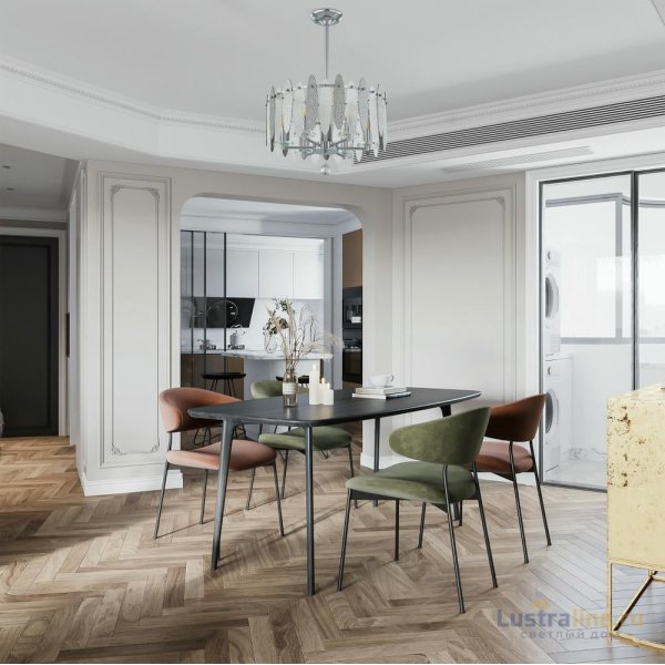 Люстра на штанге Arte Milano Sorrento 373309/6/350/470 CR Люстра на штанге Arte Milano Sorrento 373309/6/350/470 CR