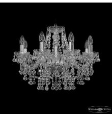 Подвесная люстра Bohemia Ivele Crystal 1409/8/195 Ni