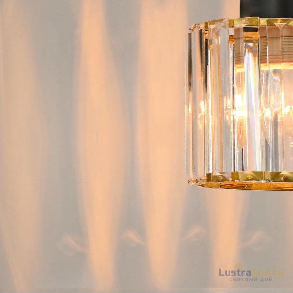 Люстра на штанге Illumico IL1305-5CPA-29 BK GD