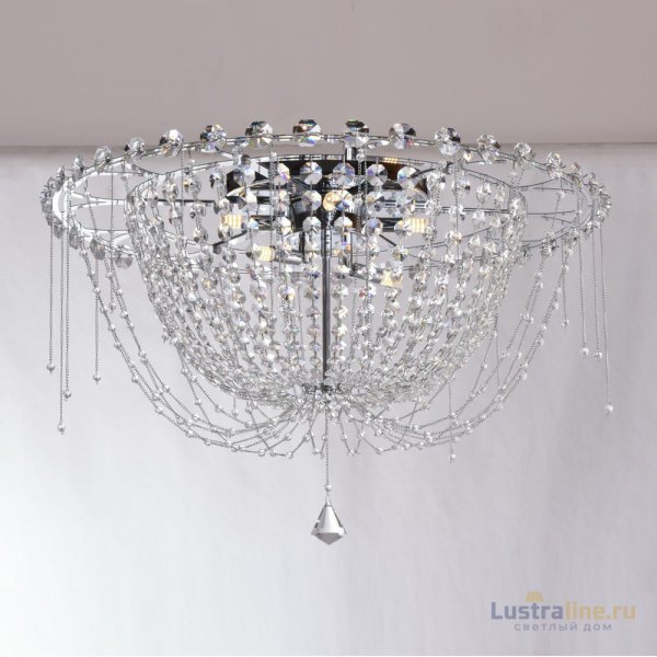 Потолочная люстра Delight Collection MX8319-6A chrome Потолочная люстра Delight Collection MX8319-6A chrome