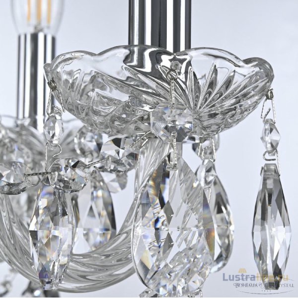 Подвесная люстра Bohemia Ivele Crystal 101/5/141 Ni Подвесная люстра Bohemia Ivele Crystal 101/5/141 Ni