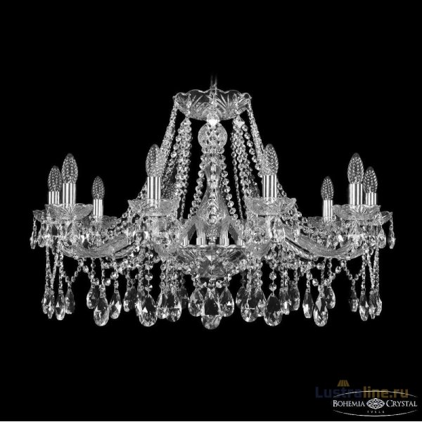 Подвесная люстра Bohemia Ivele Crystal 1413/10/300 Ni