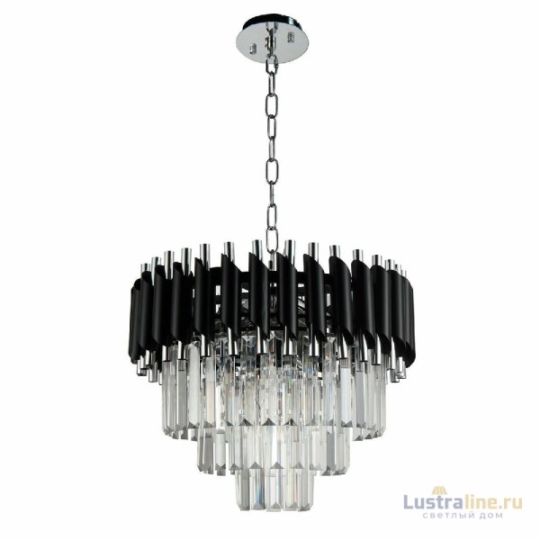 Подвесная люстра Natali Kovaltseva DARIAN 76017/5C CHROME BLACK