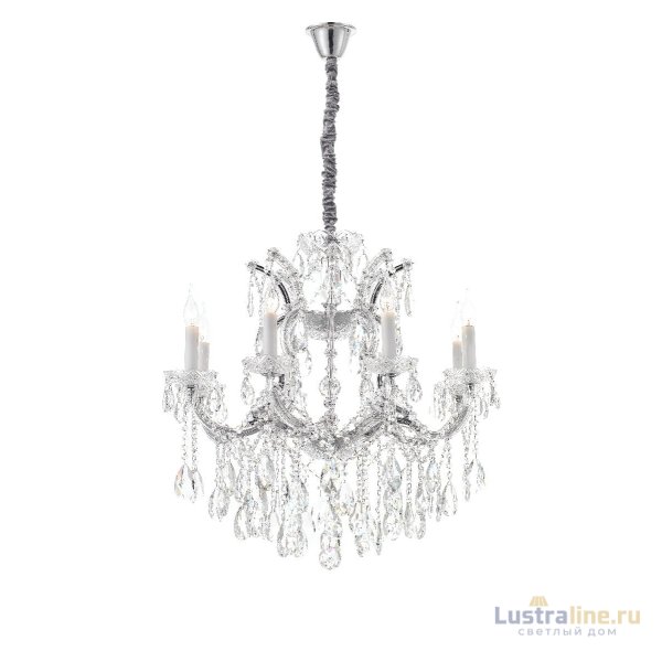 Подвесная люстра iLamp Diamond 6071-8 CR+CL