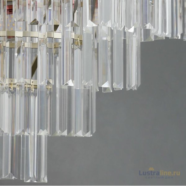 Подвесная люстра Illumico IL3575-6+3PSQ-24 GD LYRA Подвесная люстра Illumico IL3575-6+3PSQ-24 GD LYRA