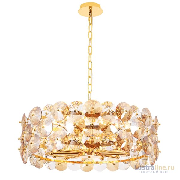 Подвесная люстра Crystal Lux CRYSTAL SP12 GOLD