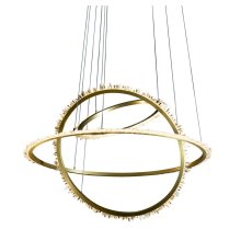Подвесная люстра Delight Collection Quartz Halo MD20020154-3A satin gold