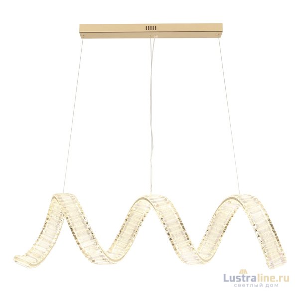 Подвесная люстра Crystal Lux MUSIKA SP100W LED L1200 GOLD Подвесная люстра Crystal Lux MUSIKA SP100W LED L1200 GOLD
