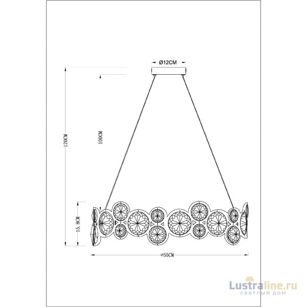 Подвесная люстра Arte Lamp Sarah A1062SP-6CC