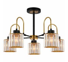 Люстра на штанге Illumico IL1305-5CPA-29 BK GD