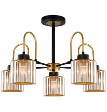 Люстра на штанге Illumico IL1305-5CPA-29 BK GD