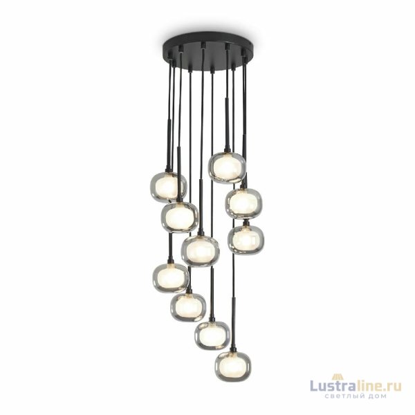 Каскадная люстра Freya Shimmer FR5435PL-10B Каскадная люстра Freya Shimmer FR5435PL-10B