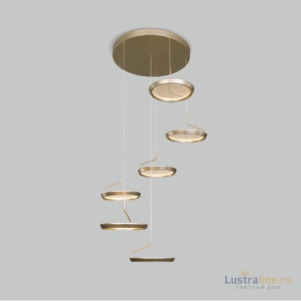 Каскадная люстра Eurosvet Crespella 90034/6 золото a069295 Каскадная люстра Eurosvet Crespella 90034/6 золото a069295