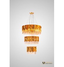 Каскадная люстра AM Group Roberto Cavalli L800-600-400