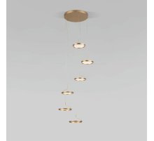 Каскадная люстра Eurosvet Crespella 90034/6 золото a069295