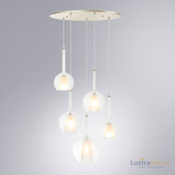 Каскадная люстра Arte Lamp Gala A2720SP-5SG Каскадная люстра Arte Lamp Gala A2720SP-5SG