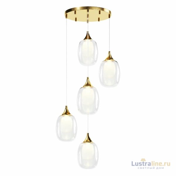 Каскадная люстра Maytoni Aura MOD016PL-05BS Каскадная люстра Maytoni Aura MOD016PL-05BS