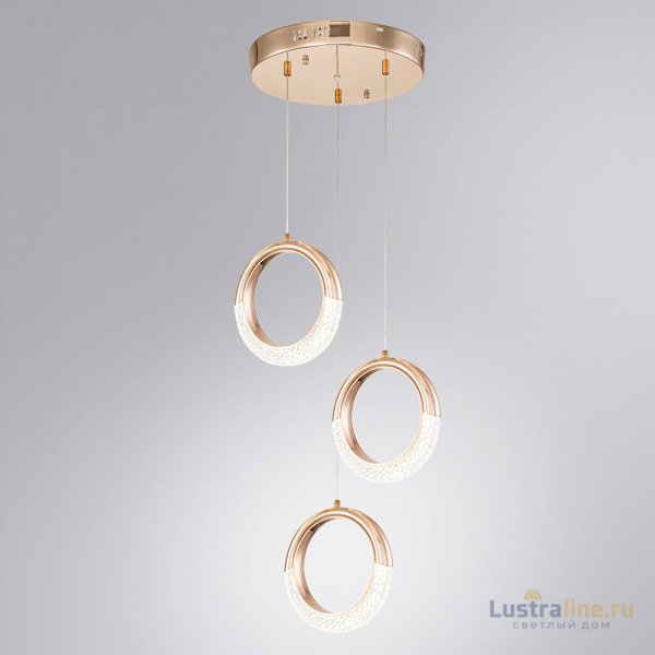 Каскадная люстра Arte Lamp Montana A7777SP-3GO Каскадная люстра Arte Lamp Montana A7777SP-3GO